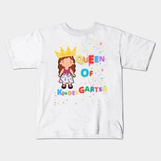 Queen of Kindergarten Kids T-Shirt